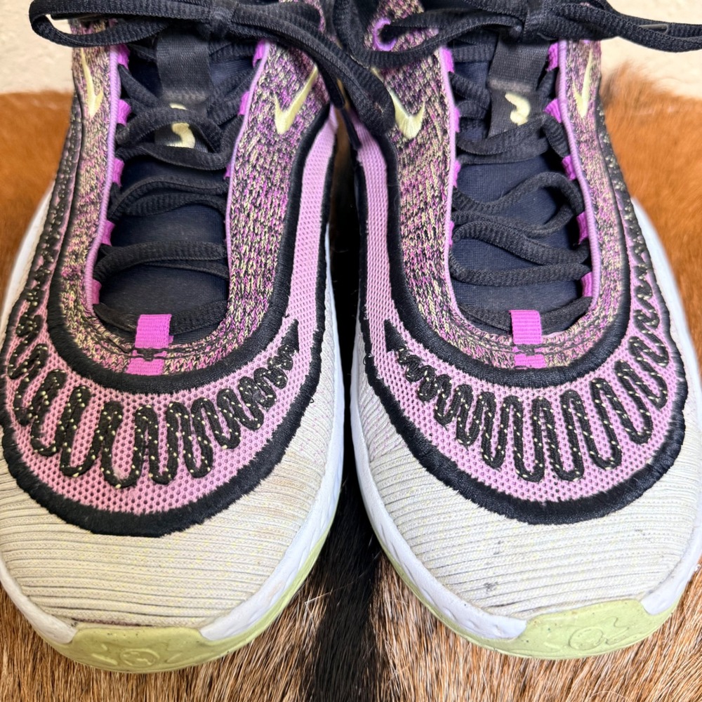 Nike Cosmic Unity 3 DV2757-500 Mens 8 Basketball Shoes rush Fuschia Lemon‎ Twist - Picture 3 of 8